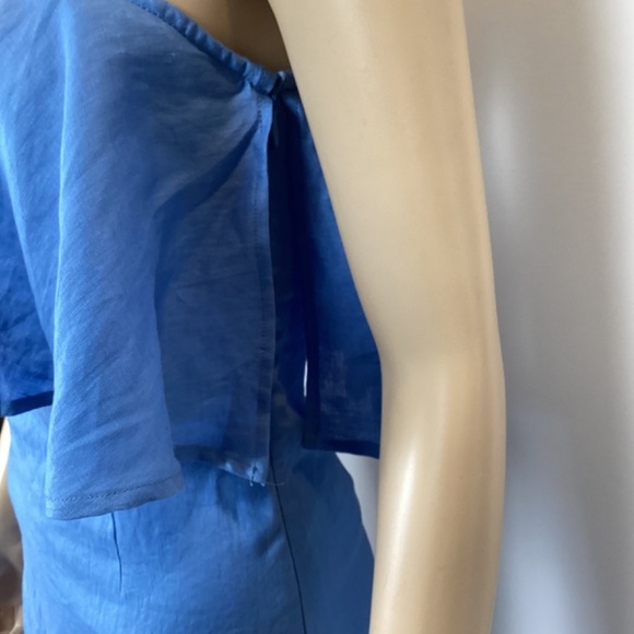 Capulet Revolve linen Clara one shoulder dress size XS xsmall - Picture 5 of 9